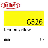 Holbein Artist Opaque Watercolor Paint 15ml Grade A/Red Yellow Green Series 503~564 Professional Gouache Paint