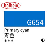 Holbein Artist Opaque Watercolor Paint 15ml Grade A/Red Yellow Green Series 503~564 Professional Gouache Paint