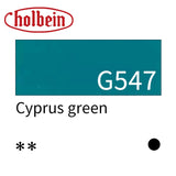 Holbein Artist Opaque Watercolor Paint 15ml Grade A/Red Yellow Green Series 503~564 Professional Gouache Paint