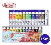 Holbein Duo Aqua Water Soluble  Oil Paints 12Colors 10ml Starter Set / 15ml Basic Set Oil Painting Set Supplies