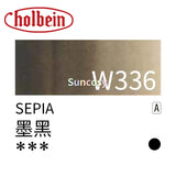 Holbein Series A Artist's Watercolor 15ml Tube, HWC Artist Transparent Watercolor, White, Black, Grey Series, Watercolor Paint