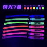 Holywhit-caneta de grafite impermeável, cabeça redonda, tinta a óleo, pode adicionar tinta, 12mm / 50ml