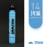 Holywhit-caneta de grafite impermeável, cabeça redonda, tinta a óleo, pode adicionar tinta, 12mm / 50ml