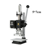 Hot Foil Stamping Machine, Heat Press Machine, couro Embossing, logotipo do ouro, cartão de PVC, Emboss Press Tool