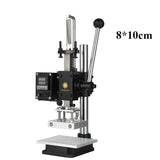 Hot Foil Stamping Machine, Heat Press Machine, couro Embossing, logotipo do ouro, cartão de PVC, Emboss Press Tool