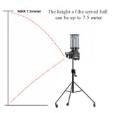 Hot Sell Automatic Badminton Ball Machine Launcher Equipment Feeder Robot For Training Practice with APP Remote Control