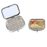 Ideaplus-Caixa Portátil Aquarela Pintura, Mini Caixa De Cor De Água, Pigmento Hidratante, Caixa De Metal, Pintura Esboço