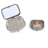 Ideaplus-Caixa Portátil Aquarela Pintura, Mini Caixa De Cor De Água, Pigmento Hidratante, Caixa De Metal, Pintura Esboço