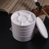 AOOKMIYA AOOKMIYA  Imitation ceramic palette Ceramic Artist Paint Palette Tray for High Quality Acrylic Gouache Watercolor Paint Palette