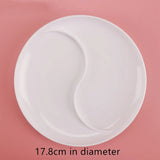 AOOKMIYA AOOKMIYA  Imitation ceramic palette Ceramic Artist Paint Palette Tray for High Quality Acrylic Gouache Watercolor Paint Palette