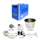 Induction Heating Machine 6kw 110V/220V Copper Melting Machine High Frequency Heating Machine Induction Heater Melting Furnace