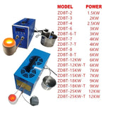 Induction Heating Machine 6kw 110V/220V Copper Melting Machine High Frequency Heating Machine Induction Heater Melting Furnace