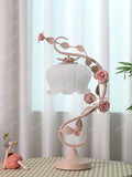 Iron Art Decorative Table Lamp Warm Romantic Girl Bedroom Bedside Lamp Changming KT-C