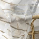 Japanese type contracted stripe linen stripe sheer curtains living room curtain tulle shade kitchen bedroom sitting room curtain