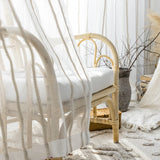 Japanese type contracted stripe linen stripe sheer curtains living room curtain tulle shade kitchen bedroom sitting room curtain
