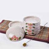 AOOKMIYA Jingdezhen Ceramic Palette with Cover Five-layer Chinese Painting Pigment Disc Calligraphy Ink Disc Palette Painting Tools