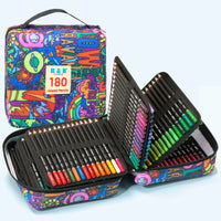 KALOUR Colored Pencil 50/180/300 Pcs Set Sketch Color Pencil Set Graffiti Oil Color Lead Gift Box Art Coloring Painting Set