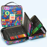 KALOUR Colored Pencil 50/180/300 Pcs Set Sketch Color Pencil Set Graffiti Oil Color Lead Gift Box Art Coloring Painting Set