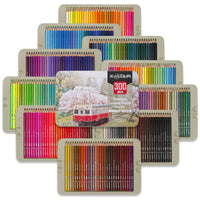 KALOUR Colored Pencil 50/180/300 Pcs Set Sketch Color Pencil Set Graffiti Oil Color Lead Gift Box Art Coloring Painting Set