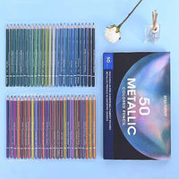 KALOUR Colored Pencil 50/180/300 Pcs Set Sketch Color Pencil Set Graffiti Oil Color Lead Gift Box Art Coloring Painting Set