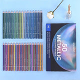 KALOUR Colored Pencil 50/180/300 Pcs Set Sketch Color Pencil Set Graffiti Oil Color Lead Gift Box Art Coloring Painting Set