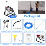 AOOKMIYA KKMOON Professional Paint Spray Gun High Pressure Airless Spraying Machine Electric Paint Sprayer Internal-Feed Painting Tool