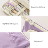 Kawaii Big Capacity Pencil Case Canvas Storage Pouch Marker Pen Case Stationery Bag School Office Organizer for Girls Student