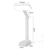 LED Desk Lamp 3 Levels Dimmable Touch Night Light USB Rechargeable Eye Protection Foldable Table Lamp For Bedroom Bedside Desk