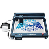 LONGER B1 20W Laser Engraver 450x440mm With Flame Detection Displacement Protection Wifi Control Auto Air-assist Quick Focus