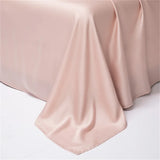 Lanlika Women Pink Nature 100% Silk Bedding Set Beauty Duvet Cover Flat Sheet Queen King Bed Linen Pillowcase For Sleep Gift