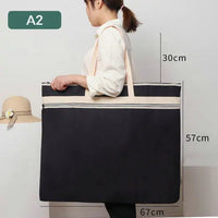 Large A1/A2/A3 Document Bag Portable Waterproof Document Organizer Bag For Folder A3 A2 A1 Drawing Paper Organizer