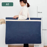 Large A1/A2/A3 Document Bag Portable Waterproof Document Organizer Bag For Folder A3 A2 A1 Drawing Paper Organizer