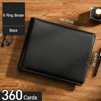 A4 Binder Business Card Holder Book - 30 Pages With 600 Pockets, Side Loading Sleeves (Brown) A4 Binder Business Card Holder Book - 30 Pages With 600 Pockets, Side Loading Sleeves (Brown)