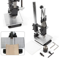Leather Craft Imprinting Machine DIY Manual  Embossing Press Cut Leathe Hole Puncher Punching Bronzing Tool Cutting Stitching