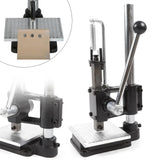 Leather Craft Imprinting Machine DIY Manual  Embossing Press Cut Leathe Hole Puncher Punching Bronzing Tool Cutting Stitching