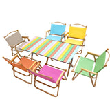 Lightweight Portable Aluminum Folding Camping Table and Chair Set for Outdoor Activities