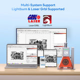 Longer Nano Portable Laser Engraving Machine - 5000mm/s High Speed, 6W Laser Output Power, 0.05mm Precision, Suitable for Wood