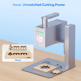 Longer Nano Portable Laser Engraving Machine - 5000mm/s High Speed, 6W Laser Output Power, 0.05mm Precision, Suitable for Wood