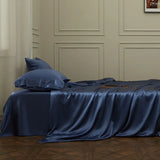 Luxury 100% Silk Bedding Set 19mm Mulberry Silk Duvet Cover Set 1 Silk Quilt Cover 1 Silk Bed Sheet 2 Silk Pillowcases