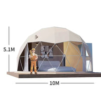AOOKMIYA Luxury Large Space 7M Outdoor Camping Transparent PVC Glamping Geodesic Igloo Dome Safari Hotel House Event Tent
