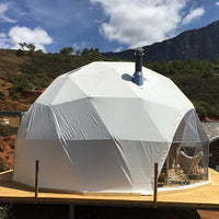 AOOKMIYA Luxury Large Space 7M Outdoor Camping Transparent PVC Glamping Geodesic Igloo Dome Safari Hotel House Event Tent