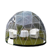 Luxury Roof Pvc Heated Eco Prefab Transparent Geodesic Dome Hotel glamping tent House Desert round dome tent For camping