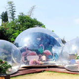 Luxury Roof Pvc Heated Eco Prefab Transparent Geodesic Dome Hotel glamping tent House Desert round dome tent For camping