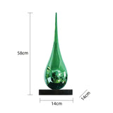 Luxury Water Drops Plastic Art Aesthetic Accessories Home Living Room Decorations Villa Entrance Resin Creative Crafts Ornaments