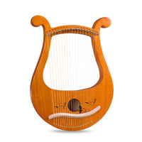 Lyre Harp 16/19/21/24/27/32 Strings Piano Harp Lyre Harp Wooden Mahogany Musical Instrument With Tuning Wrench Spare Strings