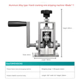 Mão Crank Wire Stripping Machine, Descascador de fios manual, Sucata, Ferramenta de reciclagem