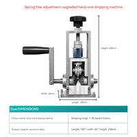 Mão Crank Wire Stripping Machine, Descascador de fios manual, Sucata, Ferramenta de reciclagem