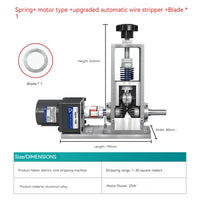 Mão Crank Wire Stripping Machine, Descascador de fios manual, Sucata, Ferramenta de reciclagem