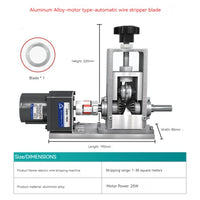 Mão Crank Wire Stripping Machine, Descascador de fios manual, Sucata, Ferramenta de reciclagem