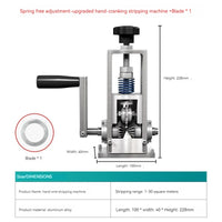 Mão Crank Wire Stripping Machine, Descascador de fios manual, Sucata, Ferramenta de reciclagem